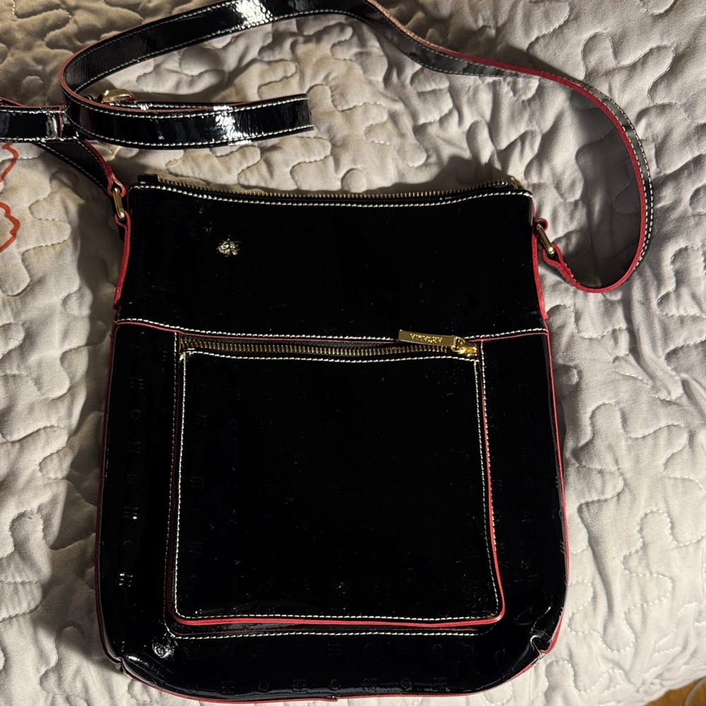 Arcadia Black and Red Crossbody Bag-BOUGHT IN THE SPRING BRAND NEW!